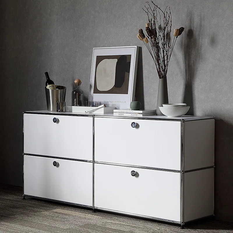 Middeleeuwse modulecombinatiekast, roestvrijstalen modulecombinatiekast