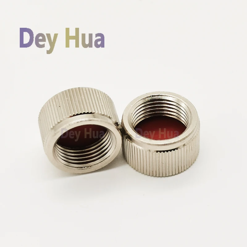 2/10/100 Pieces of TNC Metal Dust Caps for RF Coaxial Connector Plug Caps, Without Chain Waterproof Protective Cover