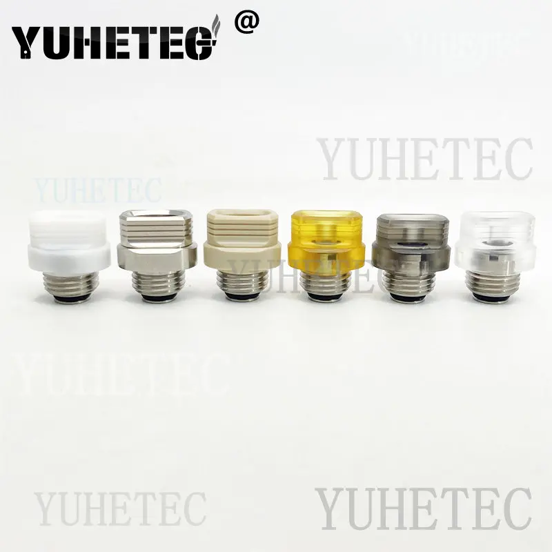 1ชิ้นปลายหยดสแตนเลส/Peek/Pei/เหล็กทั้งหมด/กล่องแท่งสูบ MVP อุปกรณ์เสริมตัวทำละอองถัง BB