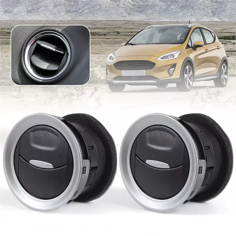 

Air-Conditioning Outlet 2Pcs Vent Grille Diffuser For Ford Fiesta Connect 1697430 8A6HAQ18B09