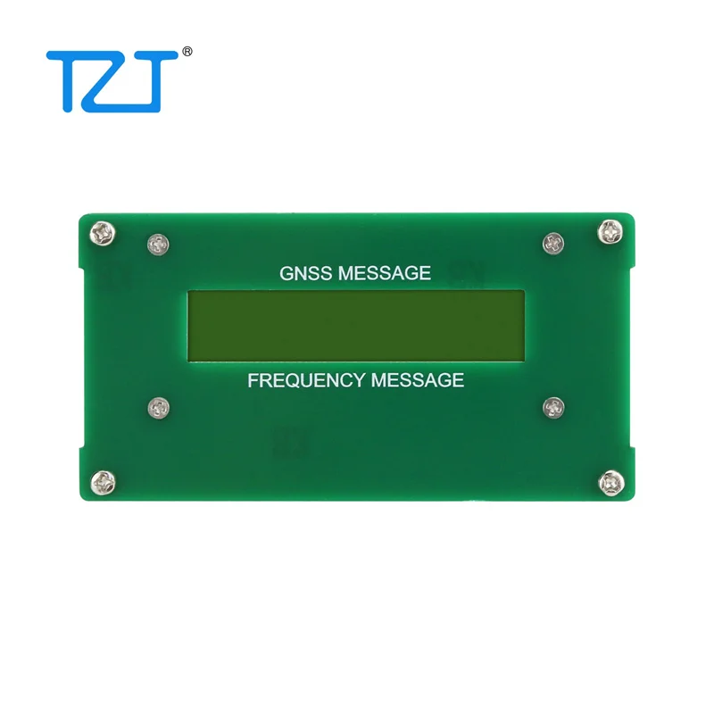 TZT LCD-GNSS GPS Clock 10MHz GNSS Disciplined Oscillator with LCD Frequency Display for GPS + BDS + GAL/GPS + GAL + GLO