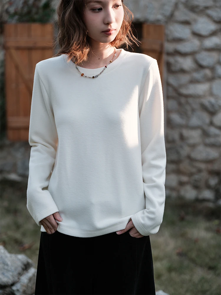 

Женский повседневный пуловер Botanique Plant Science Cloud Sensation из тонкого лайоцелла (флиса) с круглым вырезом