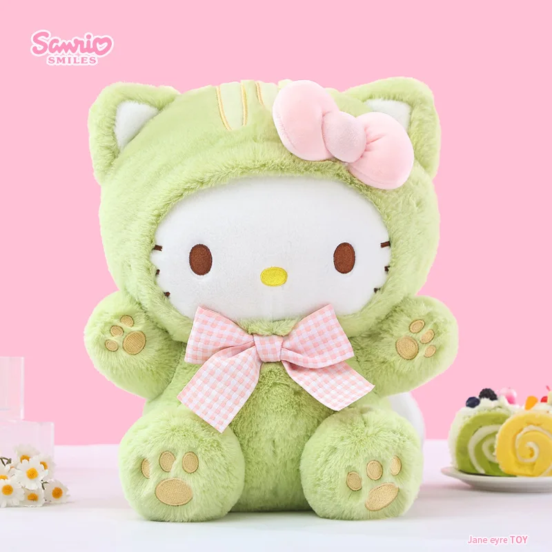 New Japanese Sanrio Plush Doll Hello Kitty Kawaii Pillow Bed Ornament Children's Birthday Gift Product Wholesale