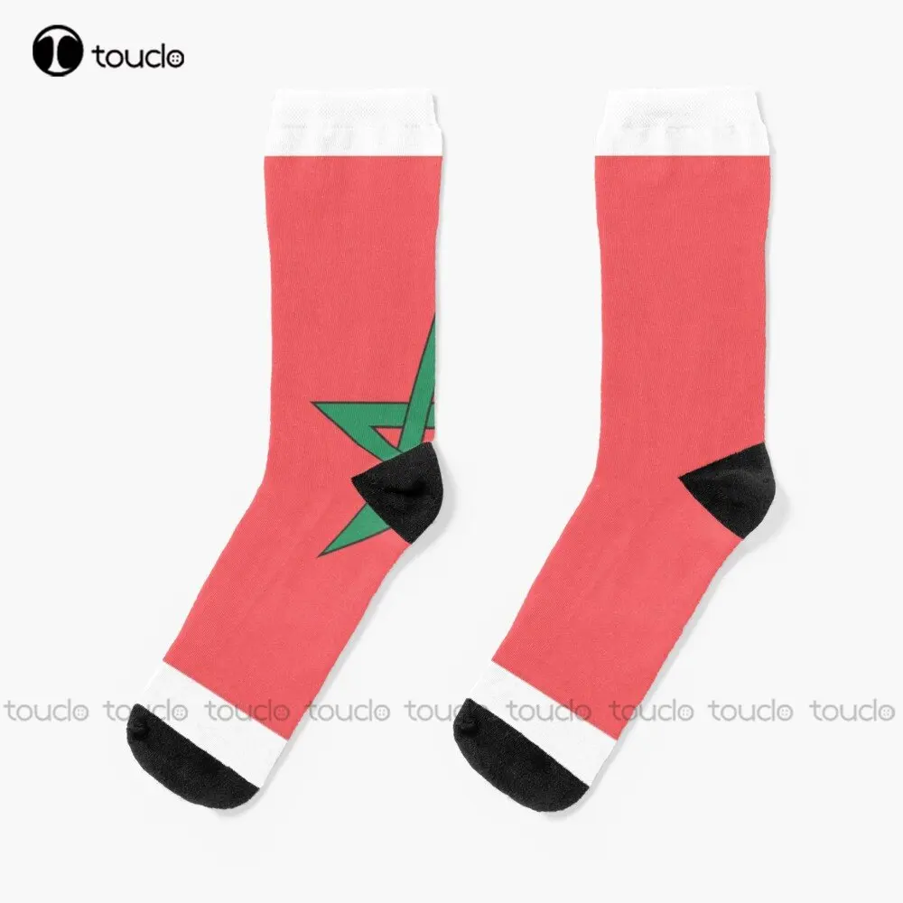 

Morocco The Home Of Sahara Desert Socks Novelty Socks Personalized Custom Unisex Adult Teen Youth Socks 360° Digital Print