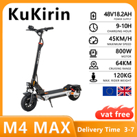Kukirin M4 Max 800W Motor 48V 18.2AH Electric Scooter, Speed 45KM/H, Range 64km, 10-inch Tire E-Scooter