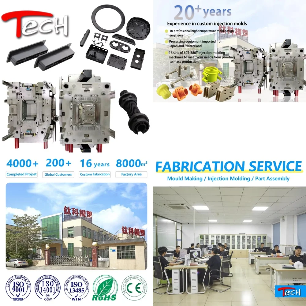 High Precision Custom Plastic Molding Automotive Parts Nylon PA66 ABS PC Mold Manufacturer
