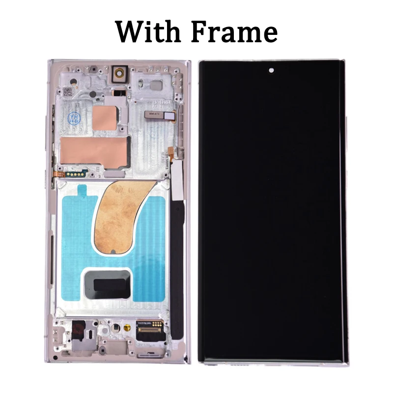 AMOLED For Samsung S23 Ultra S918B S918B/DS LCD Display With Touch Screen Digitizer Replacement Phone Parts Assembly