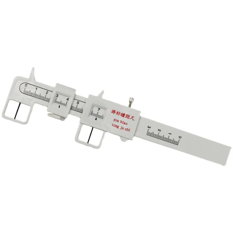 

Магазин очков использует аксессуары оптометрии, такие как штангенциркуль, линейка PD для постепенно меняющего расстояния зрачка.