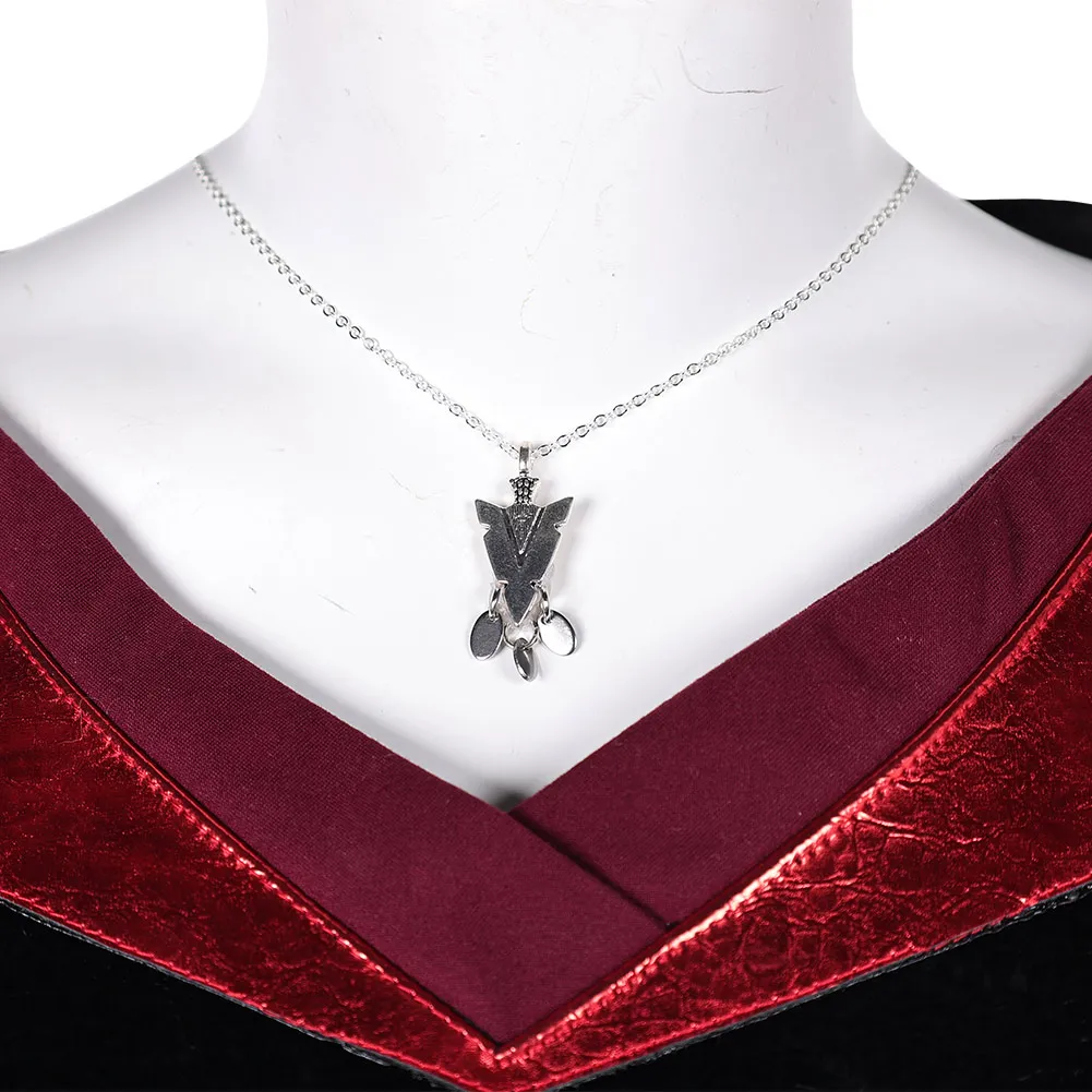 Rhaenys Cosplay Fantasia Kostüm Verkleidung für erwachsene Frauen Kleid Gürtel Halskette Krone weibliche Outfits Halloween Karneval Kleidung