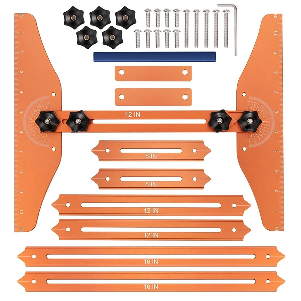 Home Stair Improvement Stair Measuring Ruler For Laying Wood Stair Treads Bending Resistant High-strength Stainless Steel