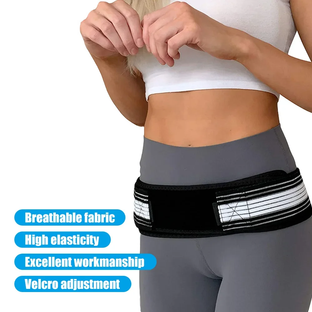 Adjustable Waist Support Brace Dainely Belt Anti-Slip Compression Lumbar Support Brace For Lower Back Pain Relief Waist Band