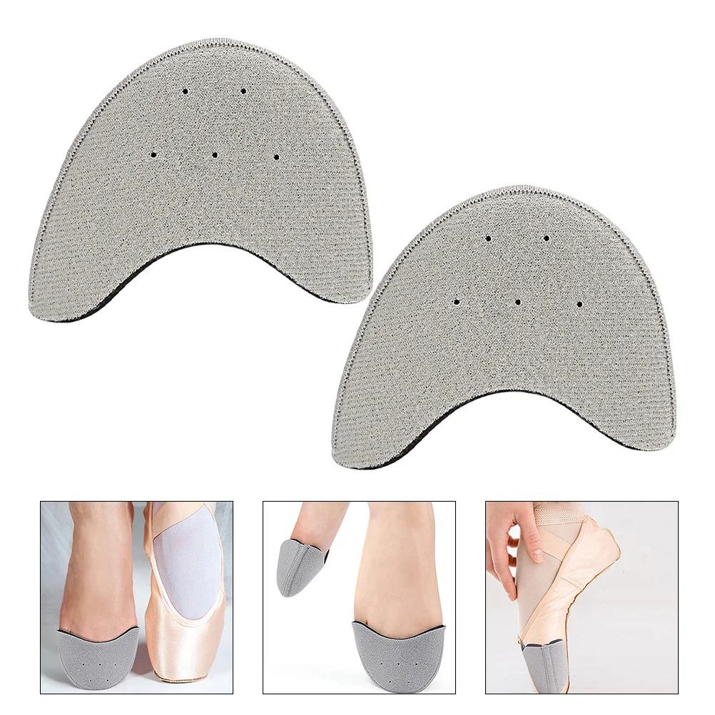 

1Pair Soft Toe Protectors Ballet Dance Pointe High Elastic Breathable Toe Cushion Inserts Half Size Fit for Women