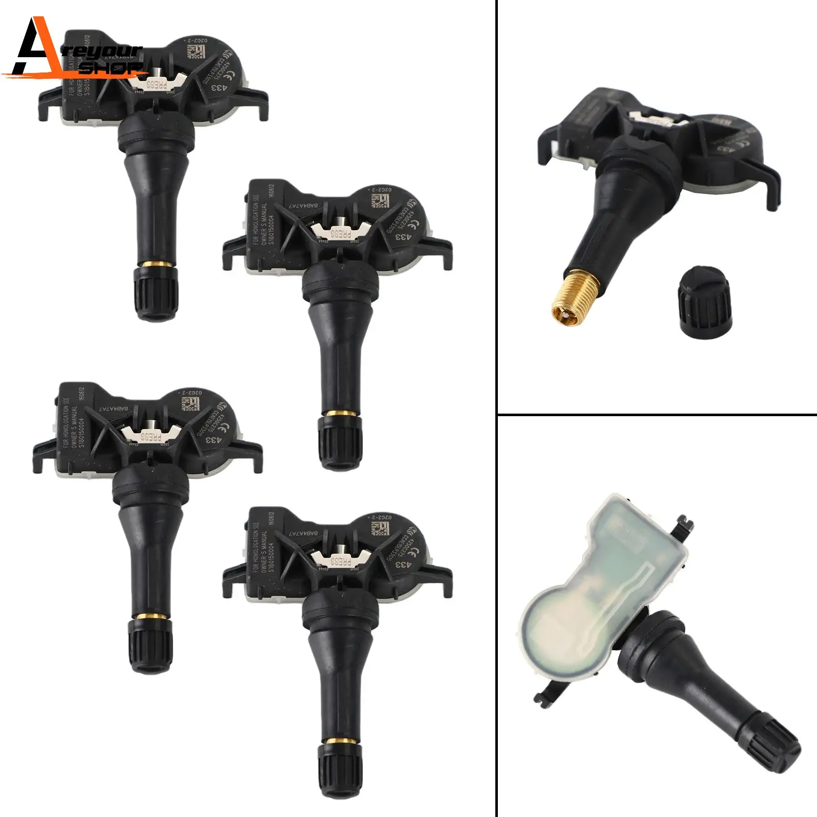 

Areyourshop 4x TPMS Tire Pressure Sensor 4250C275 For Mitsubishi Attrage Mirage Outlander Pajero For Nissan A-Hatch Car Parts