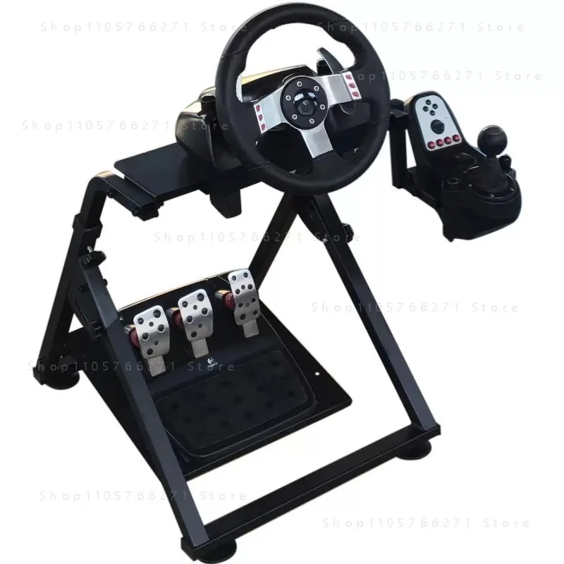 X-Type Folding Racing Simulator Bracket Home Gaming Stand Support for G Series Figure Master Steering Wheel