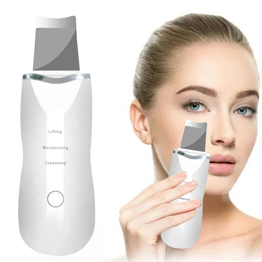 Ultrasonic Skin Scraper Pore Cleaning Facial Deep Cleaning Machine Suitable for Female and Male Beauty Instruments