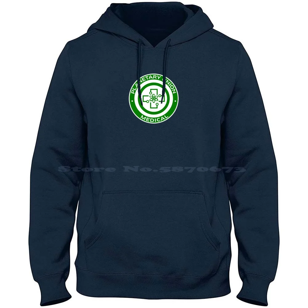 The Orville-Planetary Union-Medical 100% Pure Cotton Hoodie Tshirt Geek Nerd Movie Video Game Film Series Mass Effect Andromeda