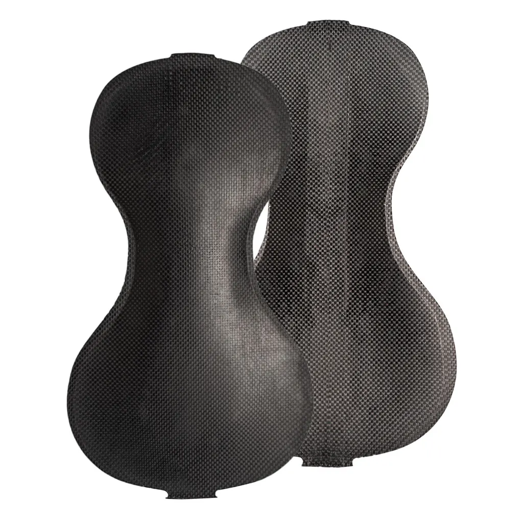 1PC Unfinished Pure Carbon Fiber Violin Back DIY For Making   Violins Violino Fiddle Strong And Lightweight