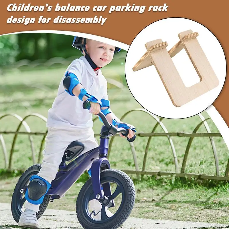 1pcs Kids Balance Bike Parking Rack Scooter Parking Frame Display Stand Floor Parking Rack for Homes School and Exhibitions