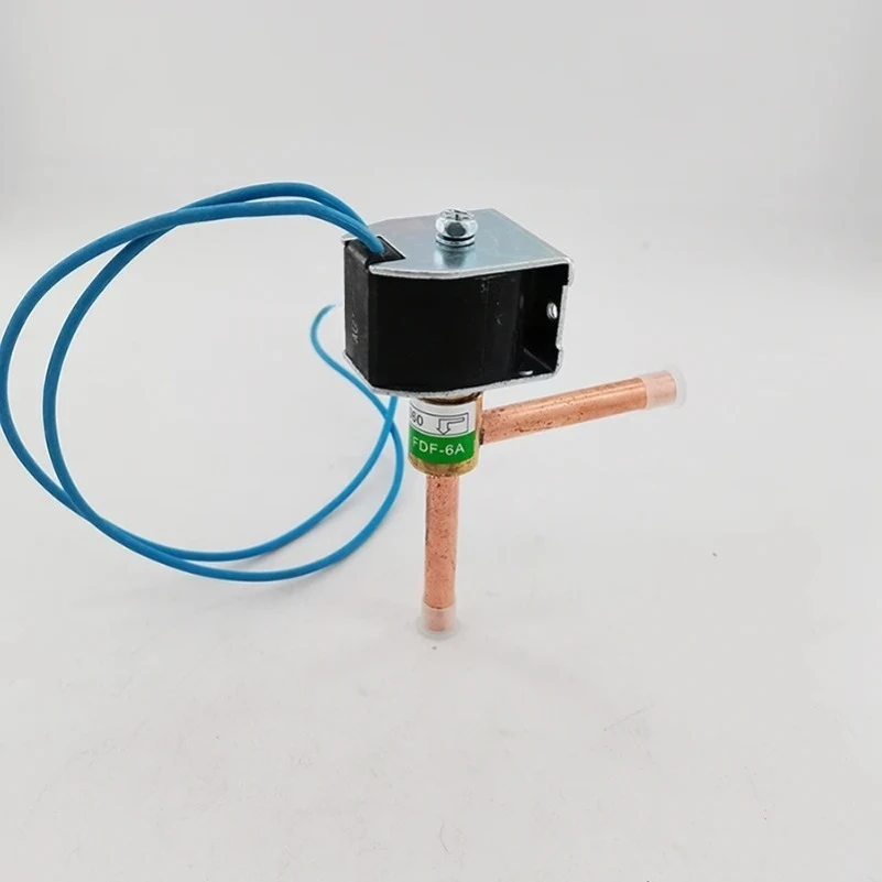 

FOR Air-Conditioning Ice Machine Defrosting2 Way Right-angle Solenoid Valve DC 24V FDF-6A Normally Closed