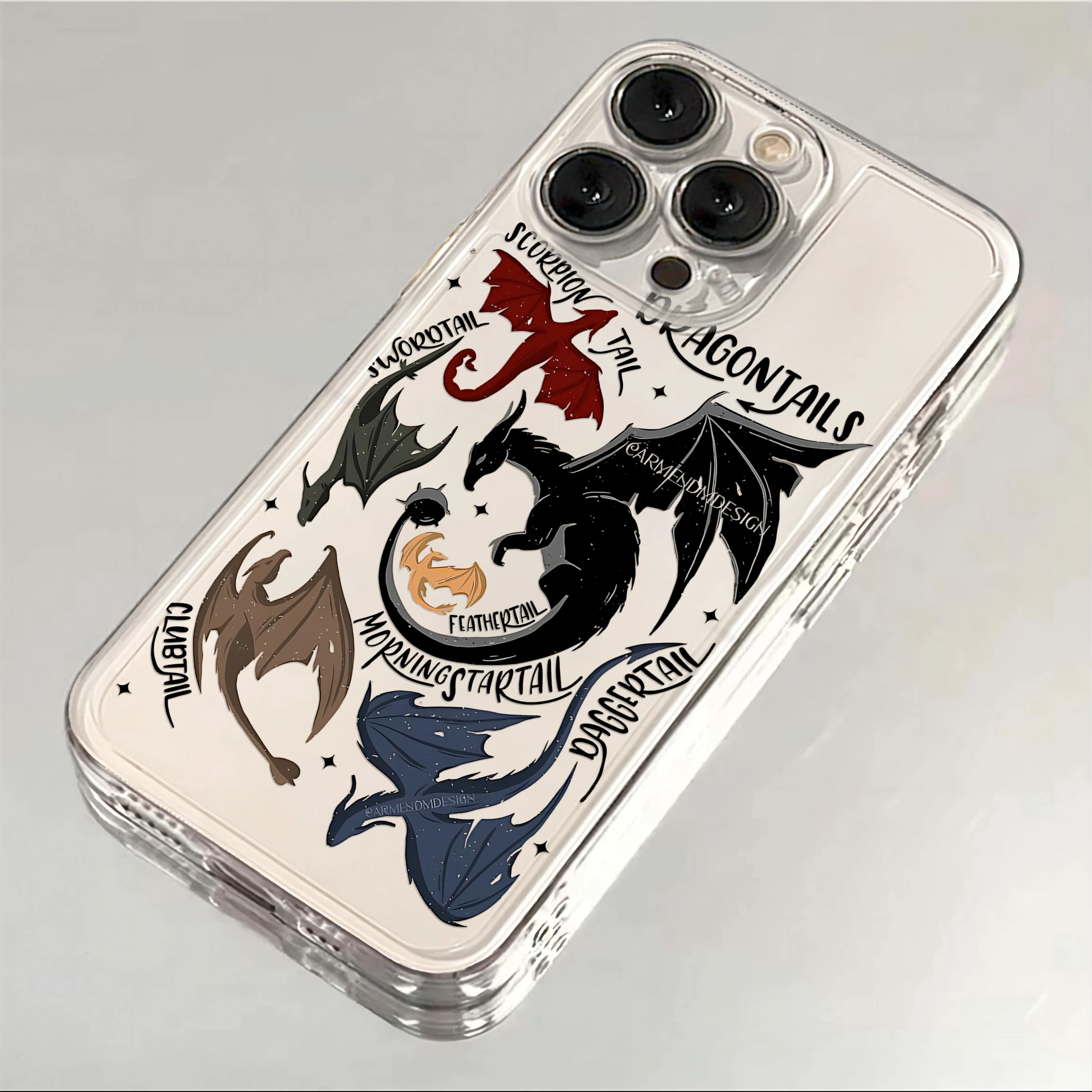 Dragon F-Fourth W-Wing Phone Case For iPhone 16 15 14 13 12 11 Mini Pro Max X XR XSMax 7 8 Plus SE20 Transparent Cover