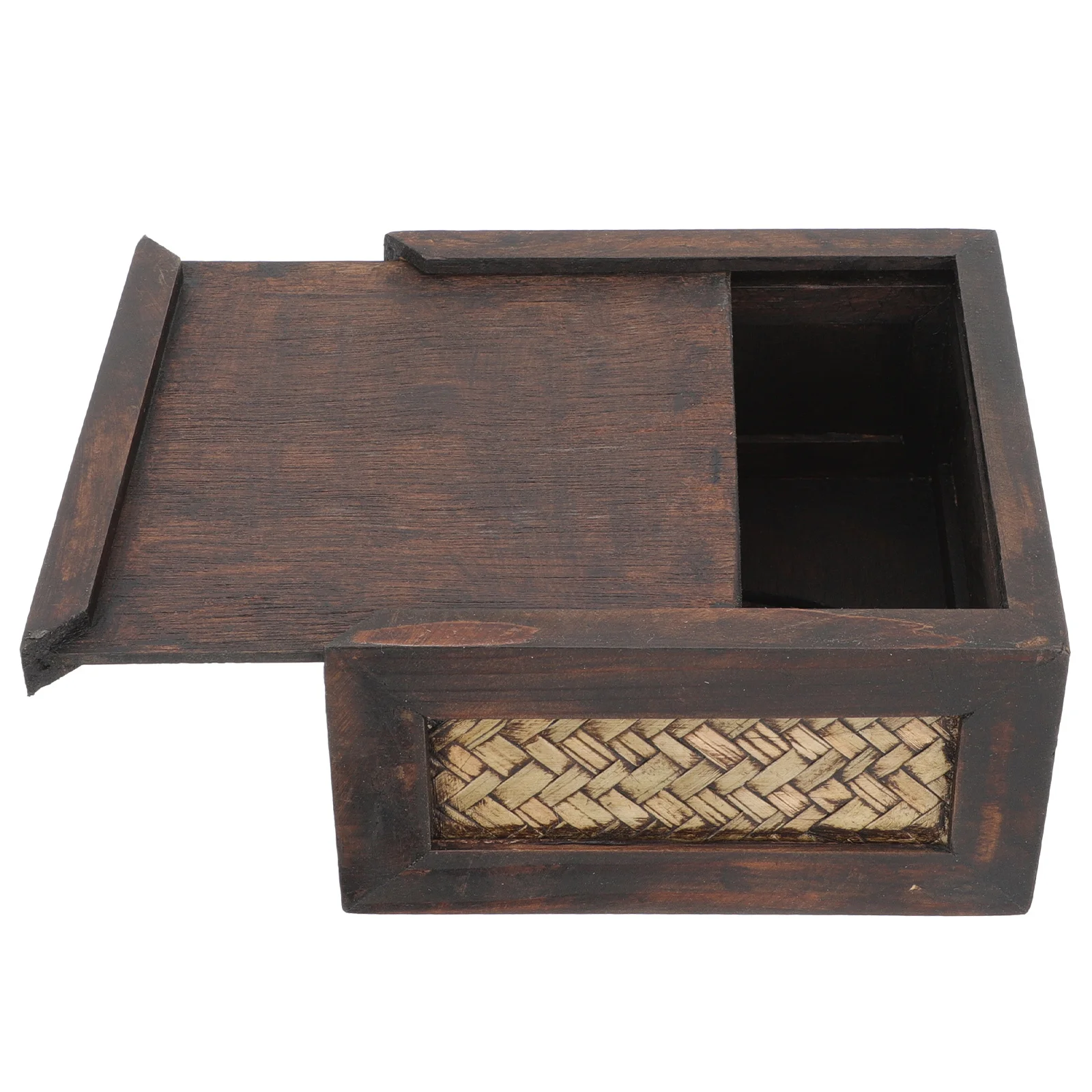 

Vintage Tissue Holder Practical Square Tissue Case Convenient Storage Box Household Use Convenient Storage Box