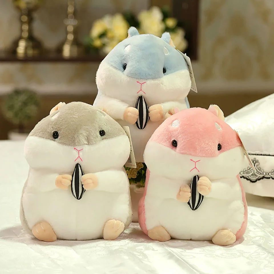 Cute Hamster Plush Toy Long Plush Pillow Hamster Doll Sleeping Pillow Plush Baby Cute Anime Plushie Stuffed Animal