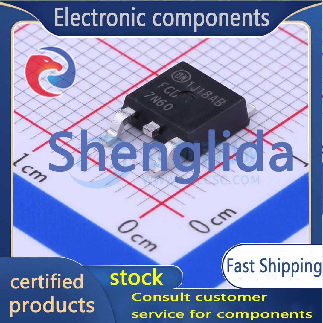 

FCD7N60TM packaged D-PAK field-effect transistor (MOSFET) brand new stock 1PCS