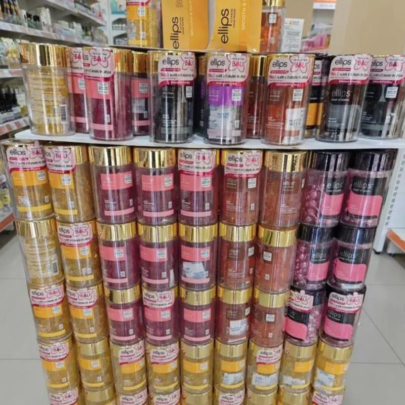 Indonesia Ellips Hair Vitamin Capsules 50pcs, Repairing Argan Oil for Dyed & Heat-Damaged Hair, Bali Indonesia