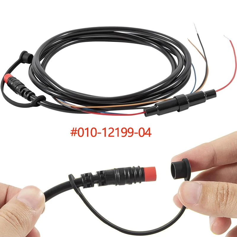 Marine 4-Pin Power Cable Connect Adaptor #010-12199-04 For Echo, Striker Plus, Striker Vivid, Striker 4, Fishfinder, Echomap
