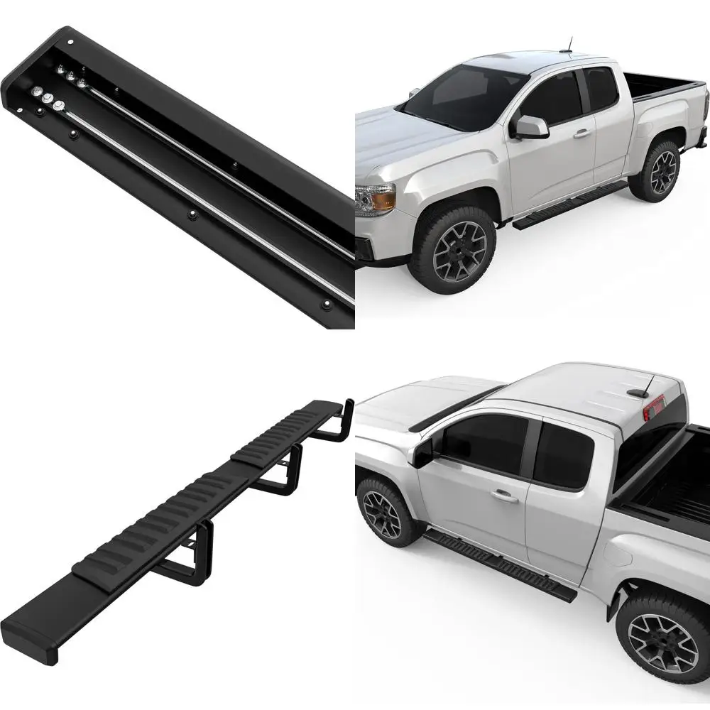 

6-дюймовые подножки, полоса Nerf Bar, совместимая с Chevrolet Chevy Colorado GMC Canyon 2015-2025 гг., расширенная боковая ступенька кабины