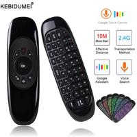 C120 Backlight Air Mouse 2.4G RF Wireless Mini Keyboard Smart Gyroscope Keyboard Remote Control For Android Smart TV Box
