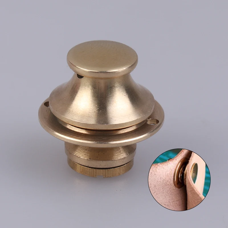 NEW Brass Mortise Clip Buckles Lock Purse Hardware Durable Hardware For Craft Handbag Closure Tuck Lock For Leather Bag