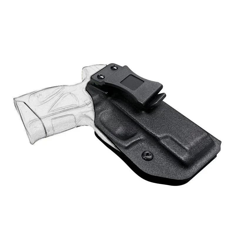 Cintos táticos internos ocultos, coldres de transporte glock 17 19 22 26 31 43 43x, clipe de cinto, pilha dupla única, bolsa para mão direita