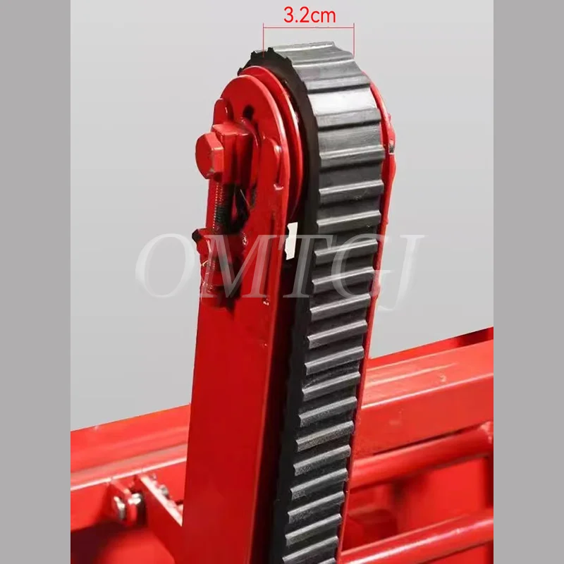 400KG Silent Electric Stair Climbing Vehicle Cargo Handling Cart Crawler-type Up and Down Stair Climber Folding Angle Adjustable