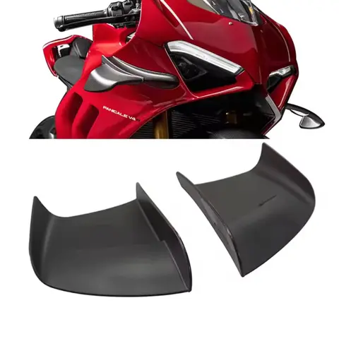 Winglets Motorcycle Wind Wing Universal Motorcycle Winglets Spoiler Aerodynamic Wing Kit Motorbike Modified Side Fairing