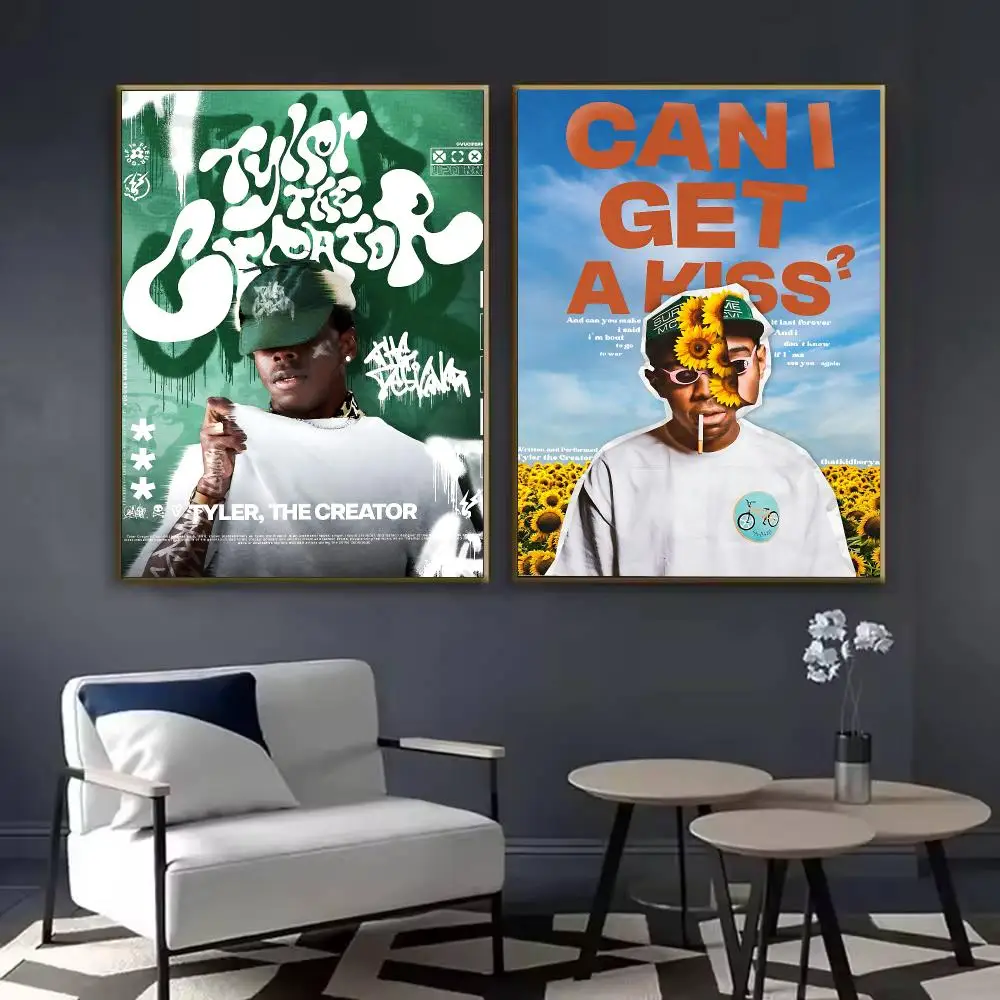 T-Tyler The C-Creator Poster Waterproof Sticky Wall Art Print For Bedroom Living Room Hallway Bar Home Decor