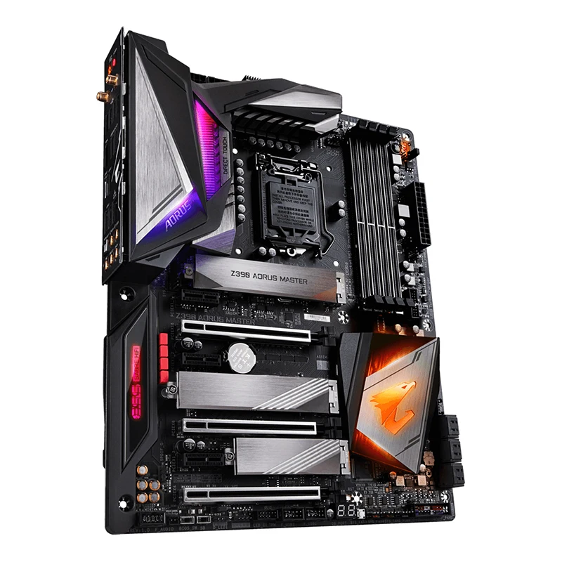 Б/у материнская плата LGA 1151 для Intel Z390 Z390 AORUS MASTER компьютера USB3.0 SATA3 DDR4 64 ГБ, десктопная материнская плата