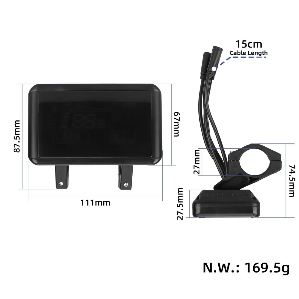 

FOR XBOT T8 48V Display Meter for Zwheel ZRino 2022 Electric Scooter ABS Material and Lightweight Design for Daily Riding