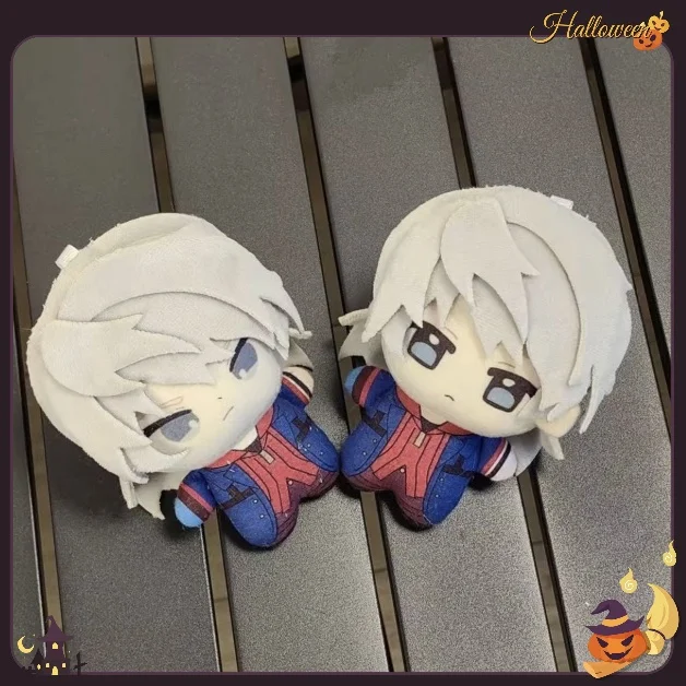 10cm Devil May Cry Printed Body Plush Doll Nero Cotton Keychain Pendant Cute Mascot Cartoon Figure Birthday Gift for Anime Fans