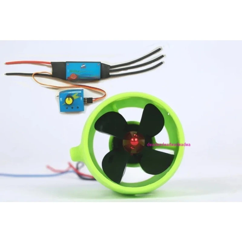 

Underwater Thruster12v 24v 20a Brushless Motor 4 Blade Propeller Propulsion 30-200w Parts for Rov Rc Bait Tug Boat