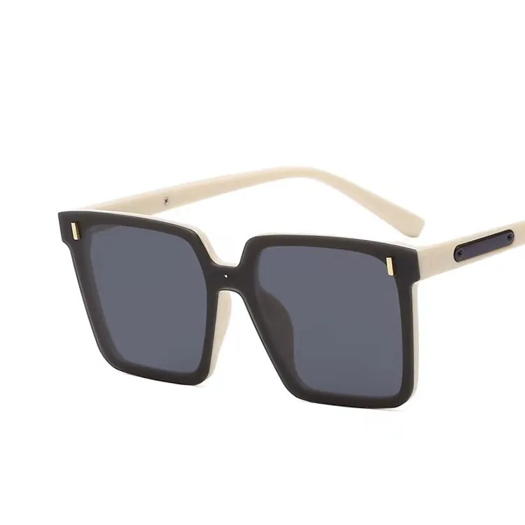 Neue Luxus-Sonnenbrille mit schwarzem Rahmen für Damen, Senior Sense Sonnenschutz-Sonnenbrille für Herren, Reisen, UV-Schutz, Spiegel