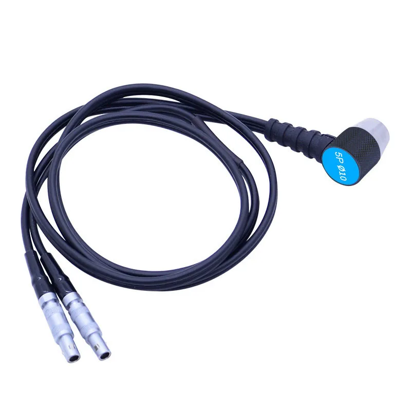 Universal New 5PM10 Ultrasonic Thickness Gauge Probe Compatible with GM100 GM130 GT1100 GT1130 WT100A for Non-destructive