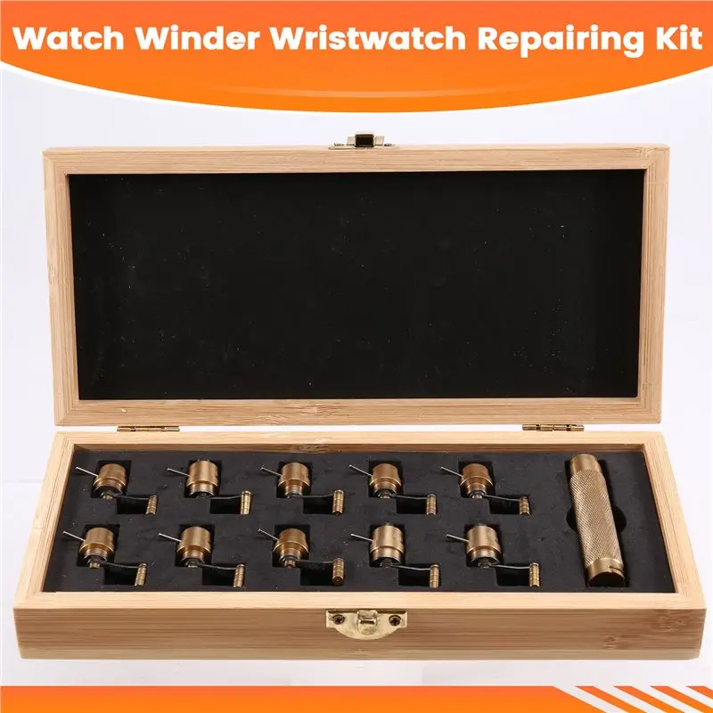 【ALLOWANCE】Mainspring Winder Set Brass Watch Repair Tool Wristwatch Repairing Kit DIY Watchmaker Tools Watch Winding Tool