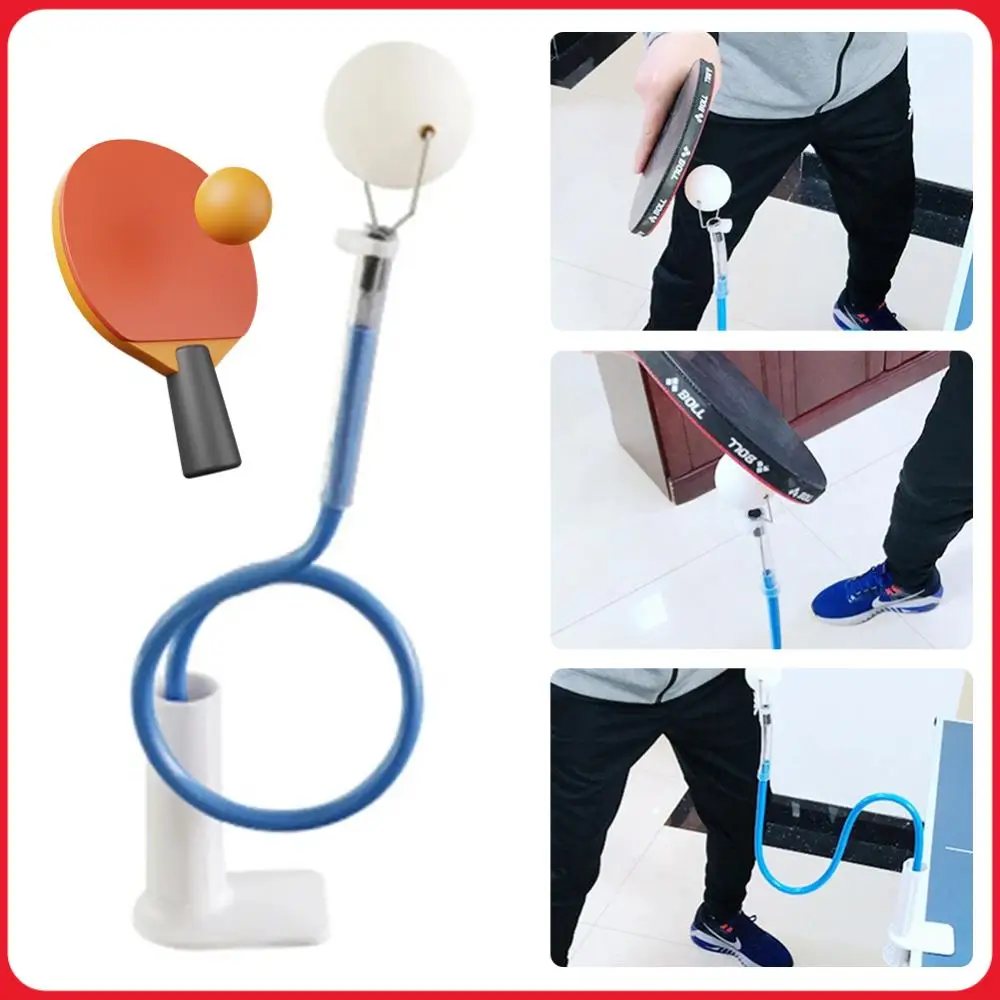 

Тренажер для настольного тенниса: устройство для тренировок по пинг-понгу с быстрым отскоком, робот для отработки ударов с креплением на стол для упражнений