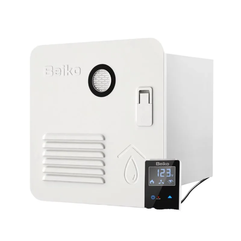 

New Design 12V 10L LPG Water Heater, 2.9 GPM 69,000 BTU Temperature-Stable System for RV Camper & Trailer