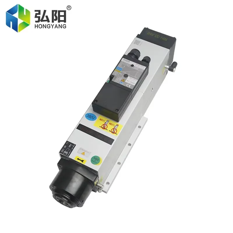 6KW ISO30 ATC Spindle HQD GDL60-24Z/6KW 380V 800HZ 24000RPM Air Cooled High Speed CNC Engraving Milling Machine Motor-Driven