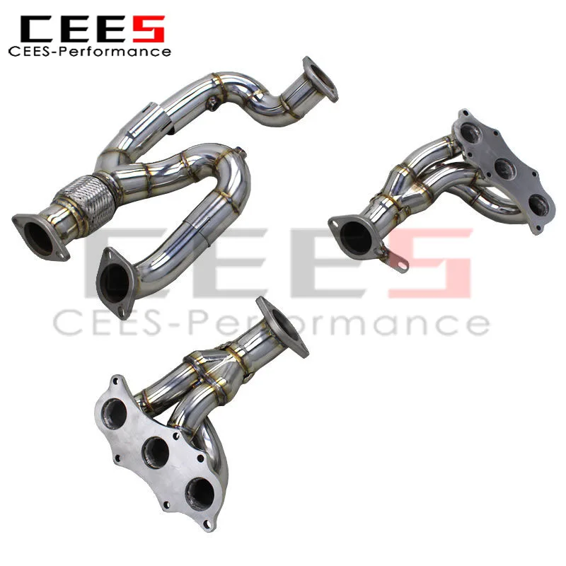 Коллектор коллектора двигателя CEES для Lotus Exige V6 3.5T 2012-2019 производительность из нержавеющей стали автозапчасти гоночных автомобилей выхлопная Фото №3