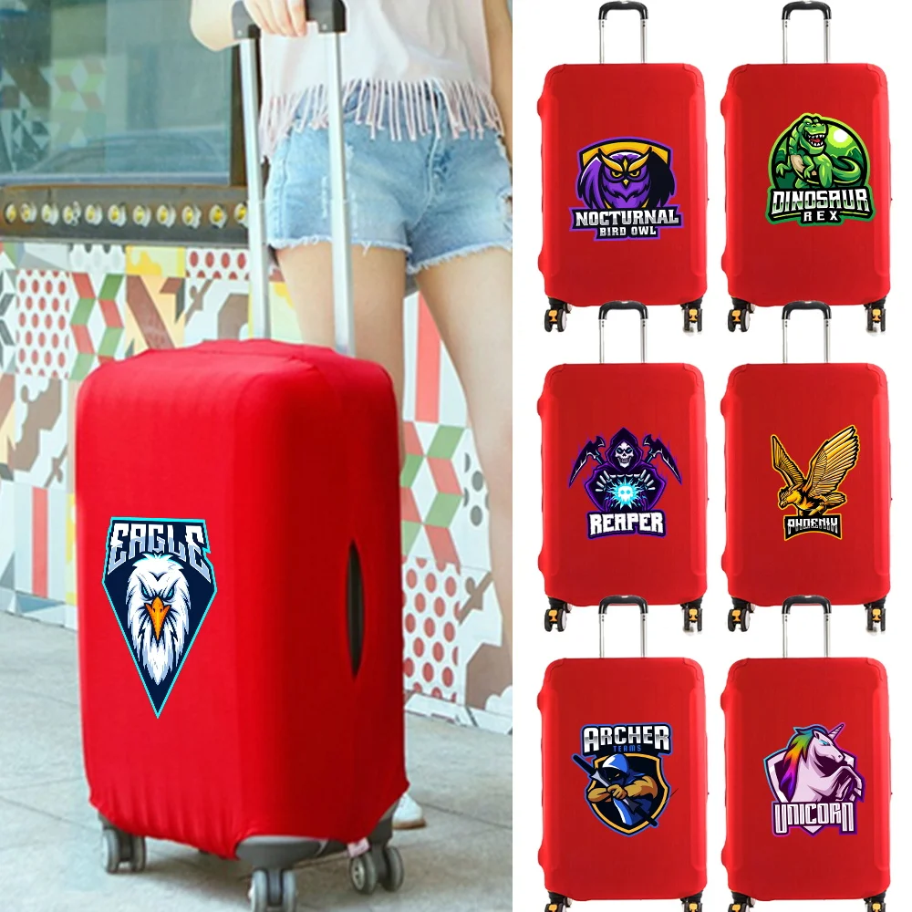 

Travel Protective Luggage Cover Traveling Essentials for 18-32 Inch Teamlogo Print Elastic Trolley Dust Protector Suitcase Case