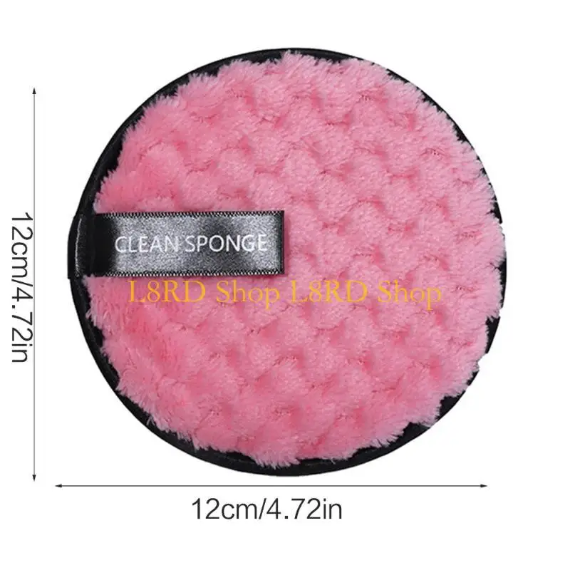 L8RD Reusable Makeup Remover Pads for Face,Eyes,Lips Microfiber Face Cleansing Cotton Pads Washable Makeup Remover Cloth