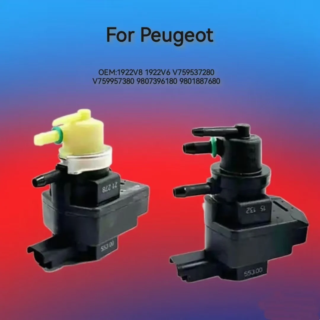 

1922V8/1922V6/V759537280/V759957380/9807396180/9801887680 Новый электромагнитный клапан турбокомпрессора для Peugeot